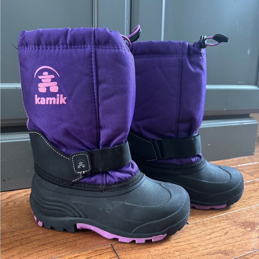 Kamik Vibrant Purple and Black Snow Boots